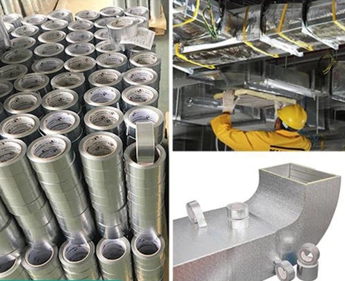 огнестойкая лента из алюминиевой фольги 